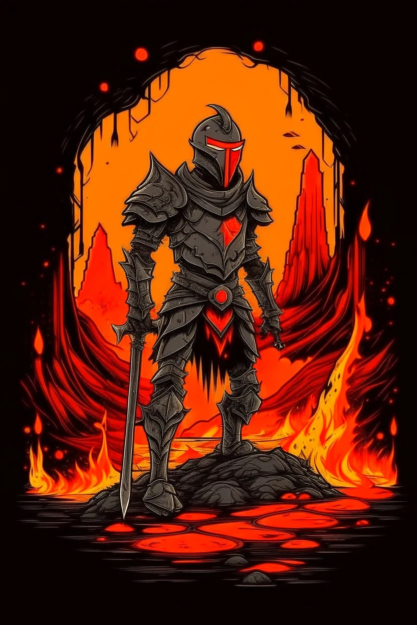 knight in lava land