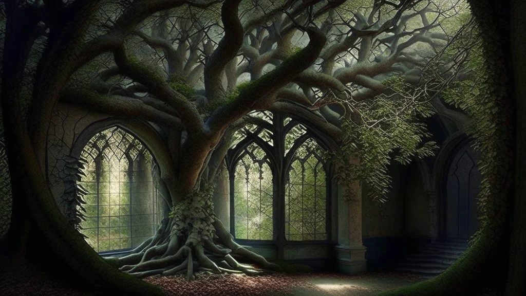 In the chapel, each tree in the garden seemed to hold a divine mystery