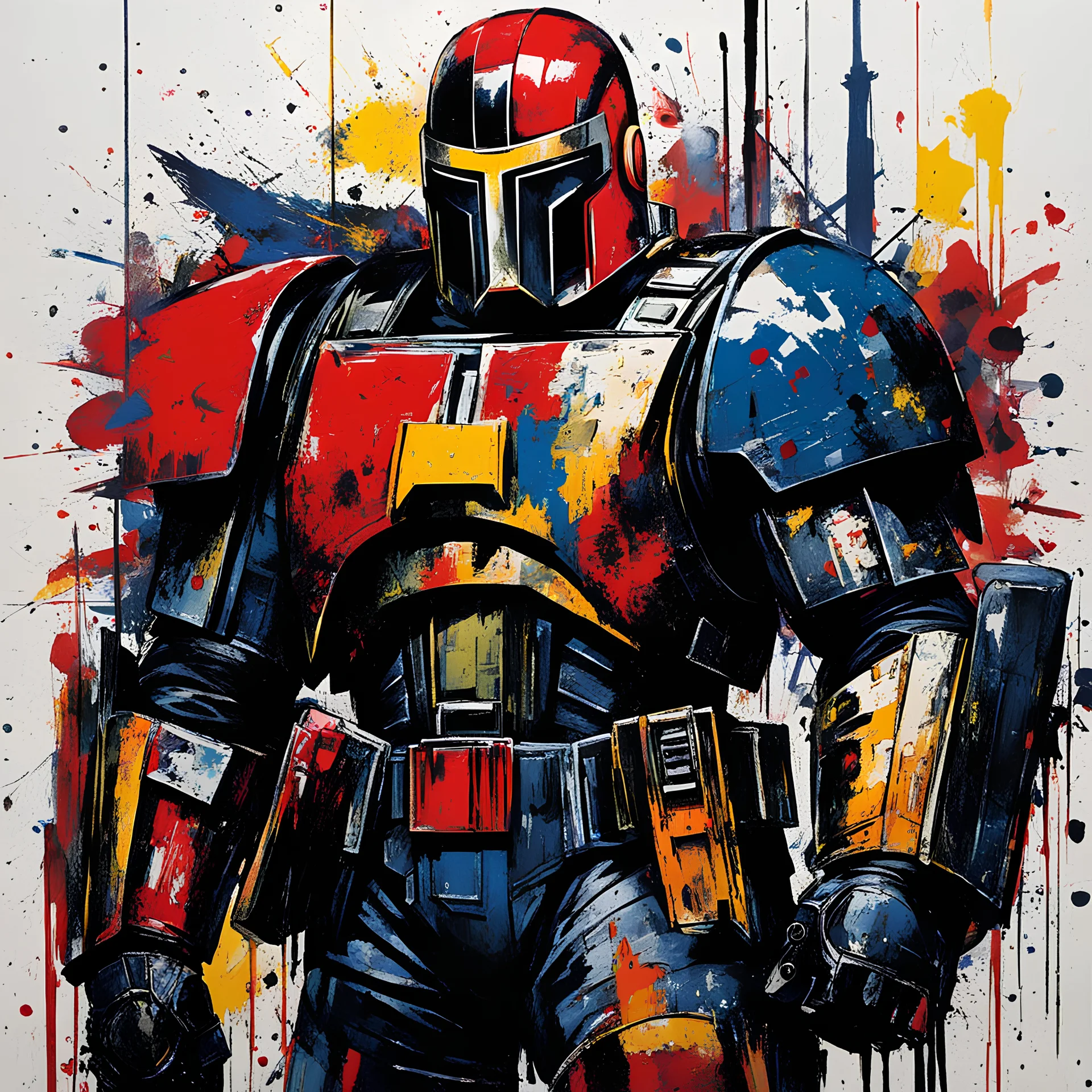 [Jean-Paul Riopelle] judge Dredd is a super hero