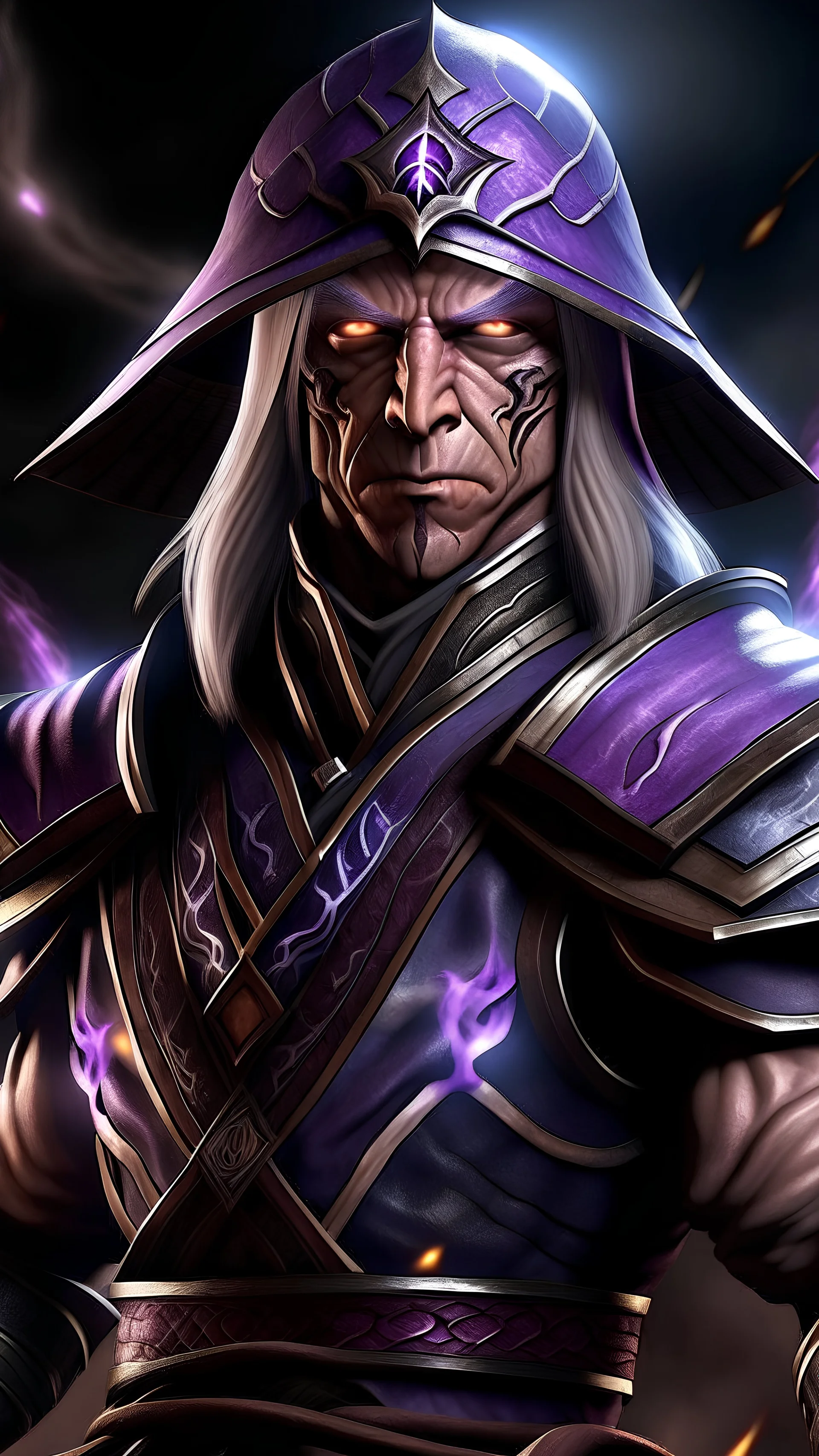 Purple Raiden Mortal Kombat