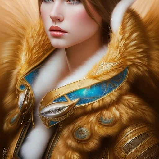 Bryen Frost Art Style, feminine, photorealistic, hyper-detailed, acrylic and oil, fine art, limited edition, trending on artstation, deviantart