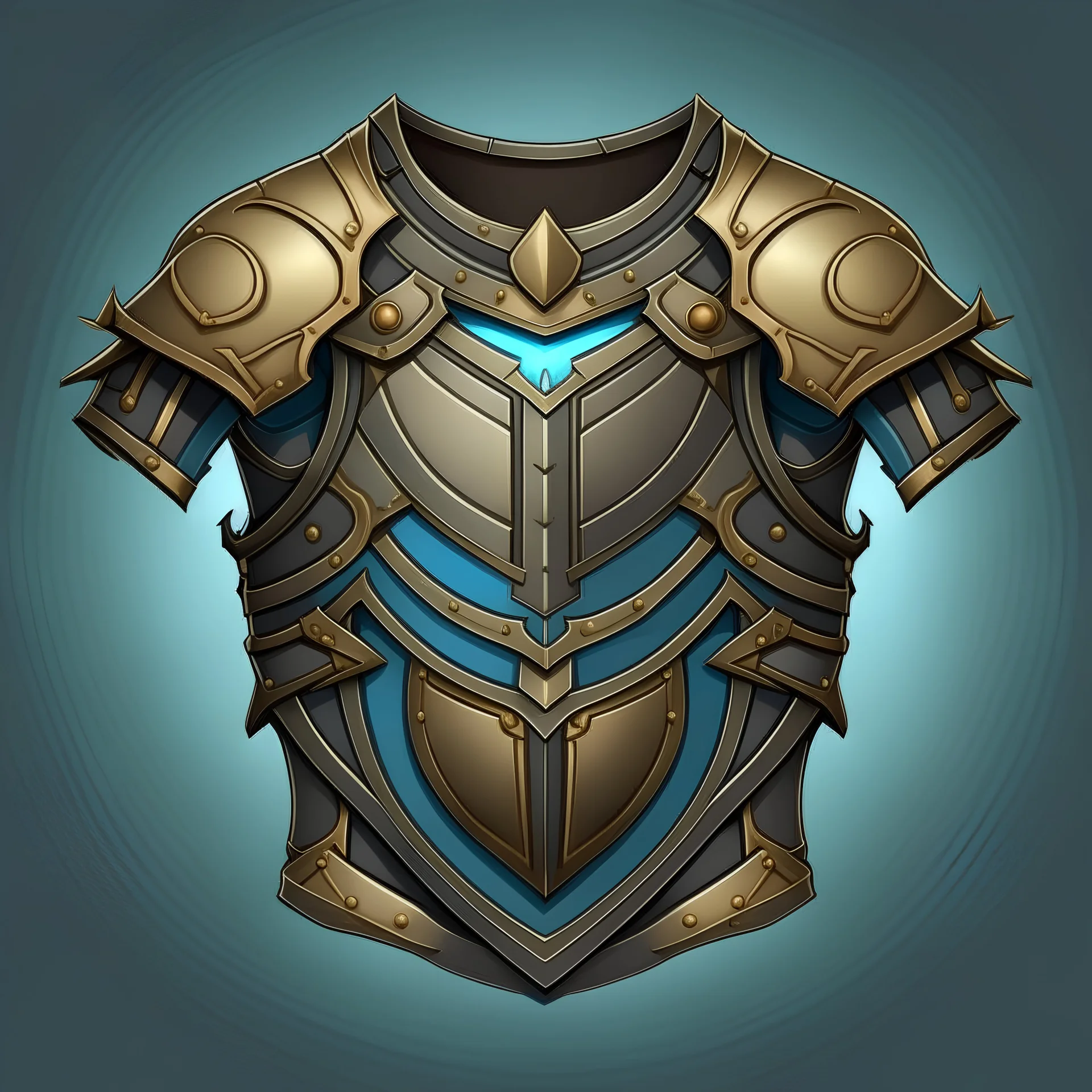 Create fantasy styled cuirass icon