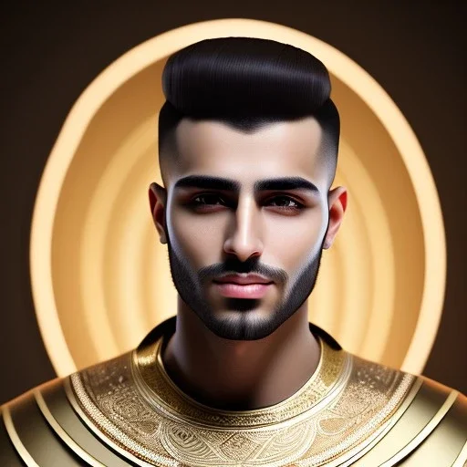 beautiful smooth realistic arab male boy, run on dark cosmos background, dog еye, extremely sharp detail, finely tuned detail, ultra high definition, 8k, unreal engine 5, ultra sharp focus, smile teeth, happy