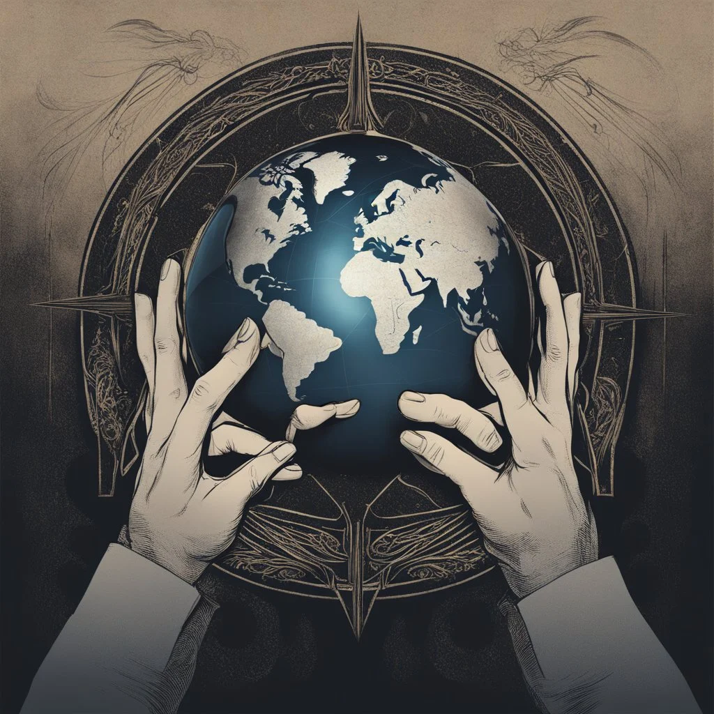 Aesthetic; Mesmeric; Gaslighted; Intuitive; Intriguing; Captivating, eBook Art, **Featured Design:** **Guardian Hands:** A powerful image of hands reaching out to shield a globe, symbolizing global protection. **Appearance:** Feel free to mix and match art ideas to create an eBook art that resonates most with vision for global safety, rights advocacy & that encompasses the essence of importance of risk management.