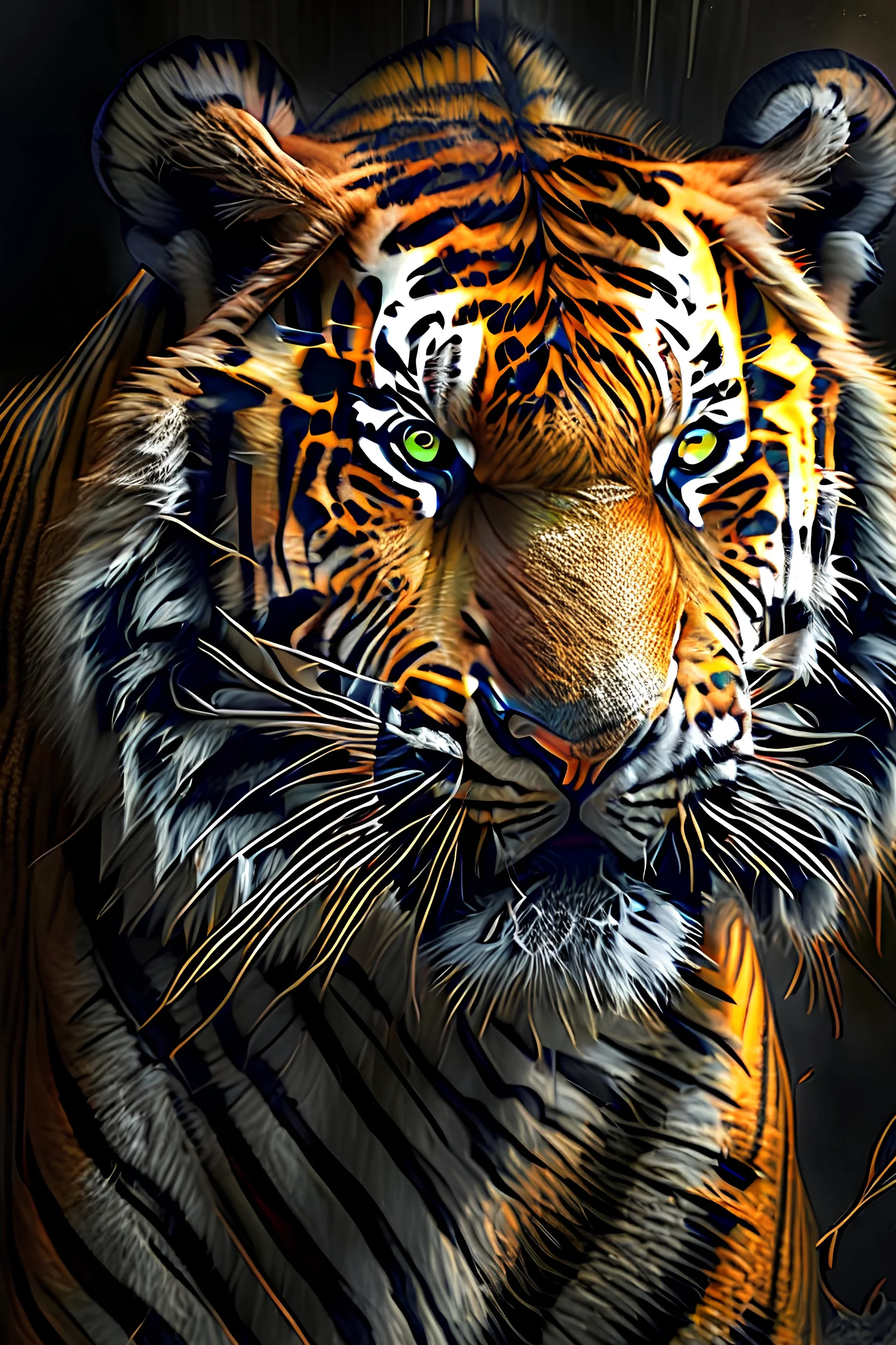 A tiger