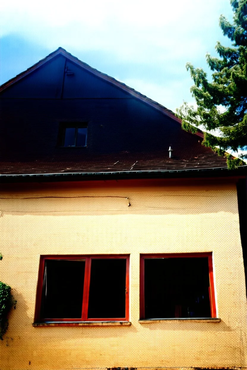 Foto di paese in zona di campagna fra Ungheria e Romania, anni 1980, strano, Molvania