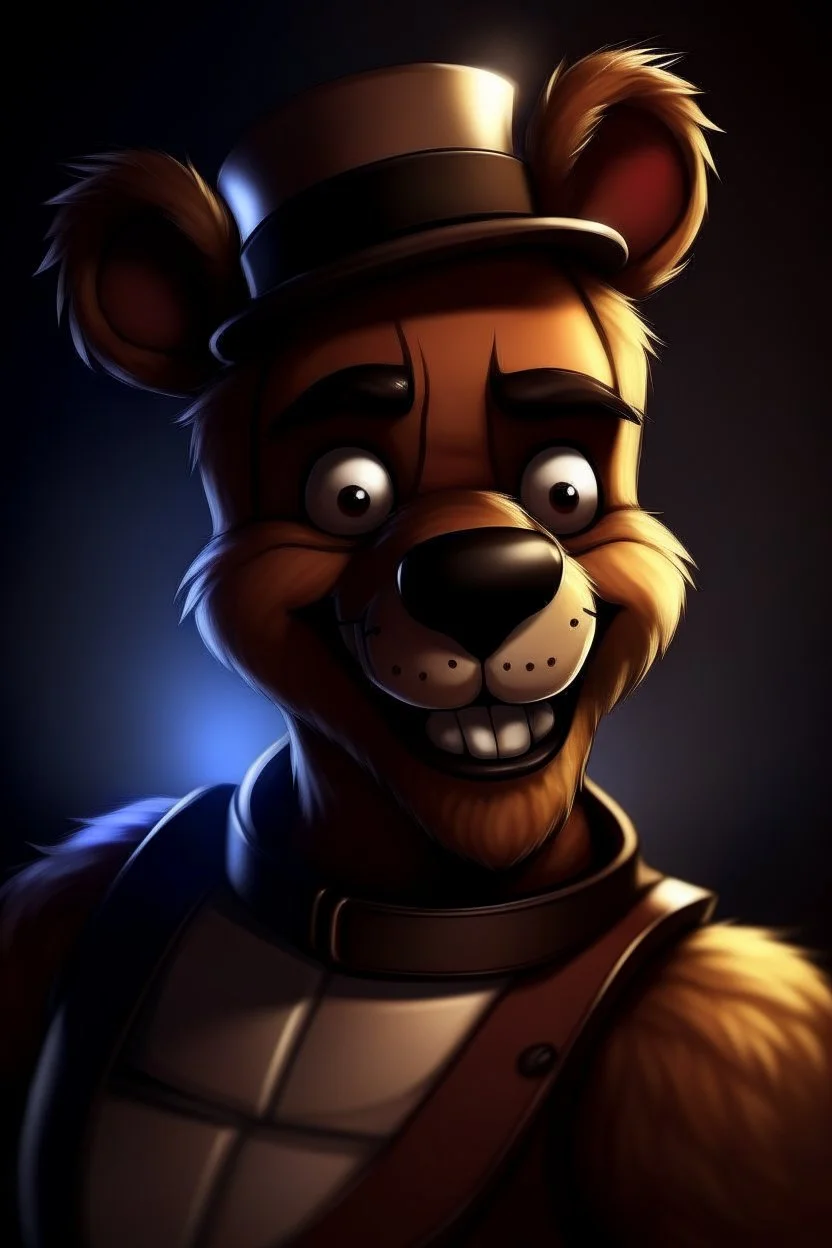 Portrait of Freddy from fnaf