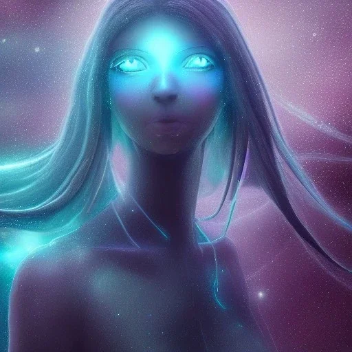 Pleiadian beautiful alien girl ultra-realistic, highly detailed, masterpiece, delicate detailed, sharp focus, insanely detailed, fantasy art, intricate detailed, elegant, fog, Special Lighting, Vibrant, color Scheme, forest, unreal engine 5, trending on artstation, anime