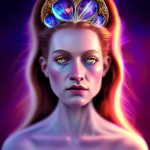 ultra detailed portrait of Barb Titania , extremely detailed digital painting, extremely detailed face,crystal clear eyes, in the style of robert e howard and pablo oliveira and Ken Kelley and Keith Parkinson ,mystical colors,perfectly centered image, perfect composition, rim light, beautiful lighting,8k, stunning scene, raytracing