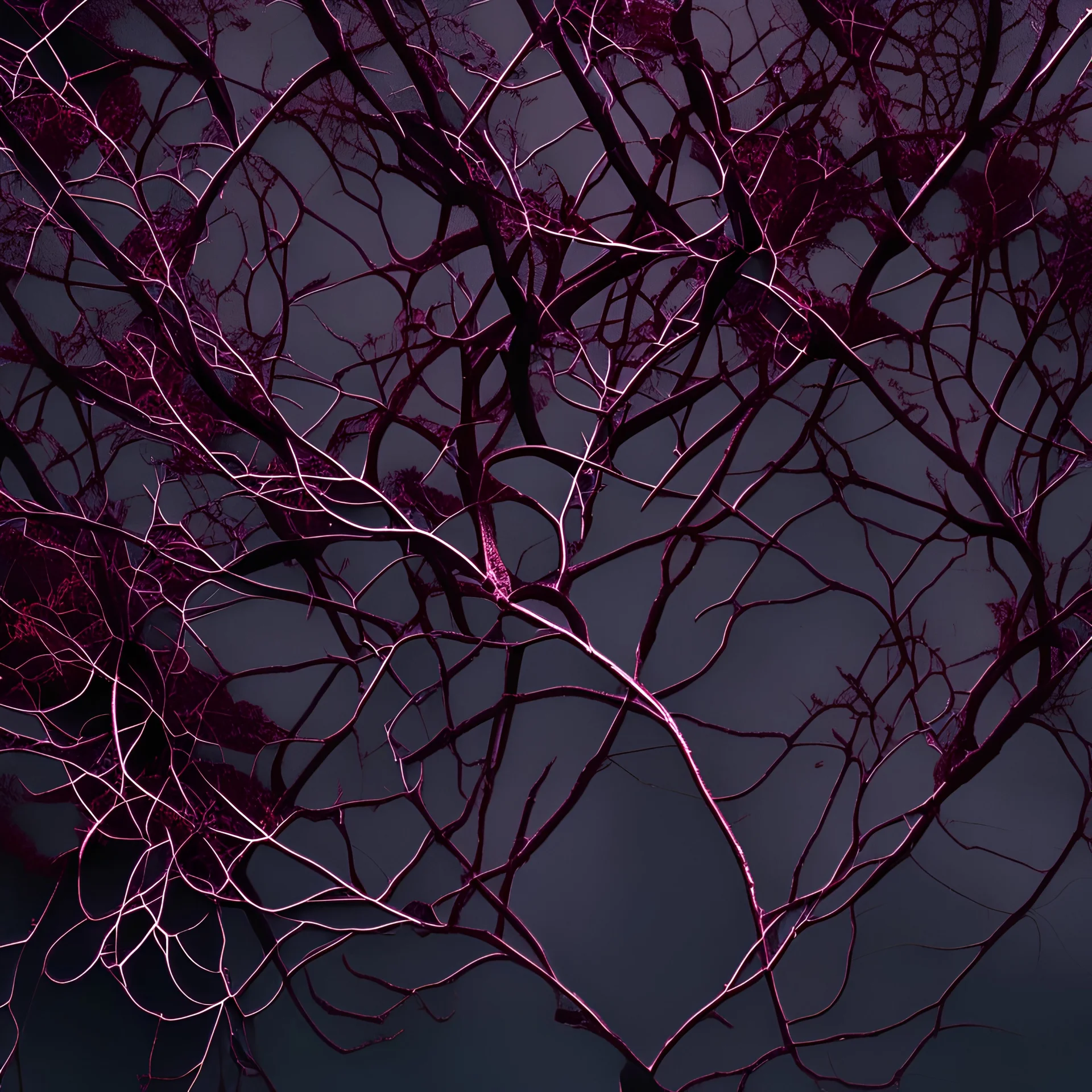 burgundy branches