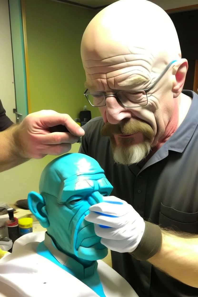 Walter White getting a face lift