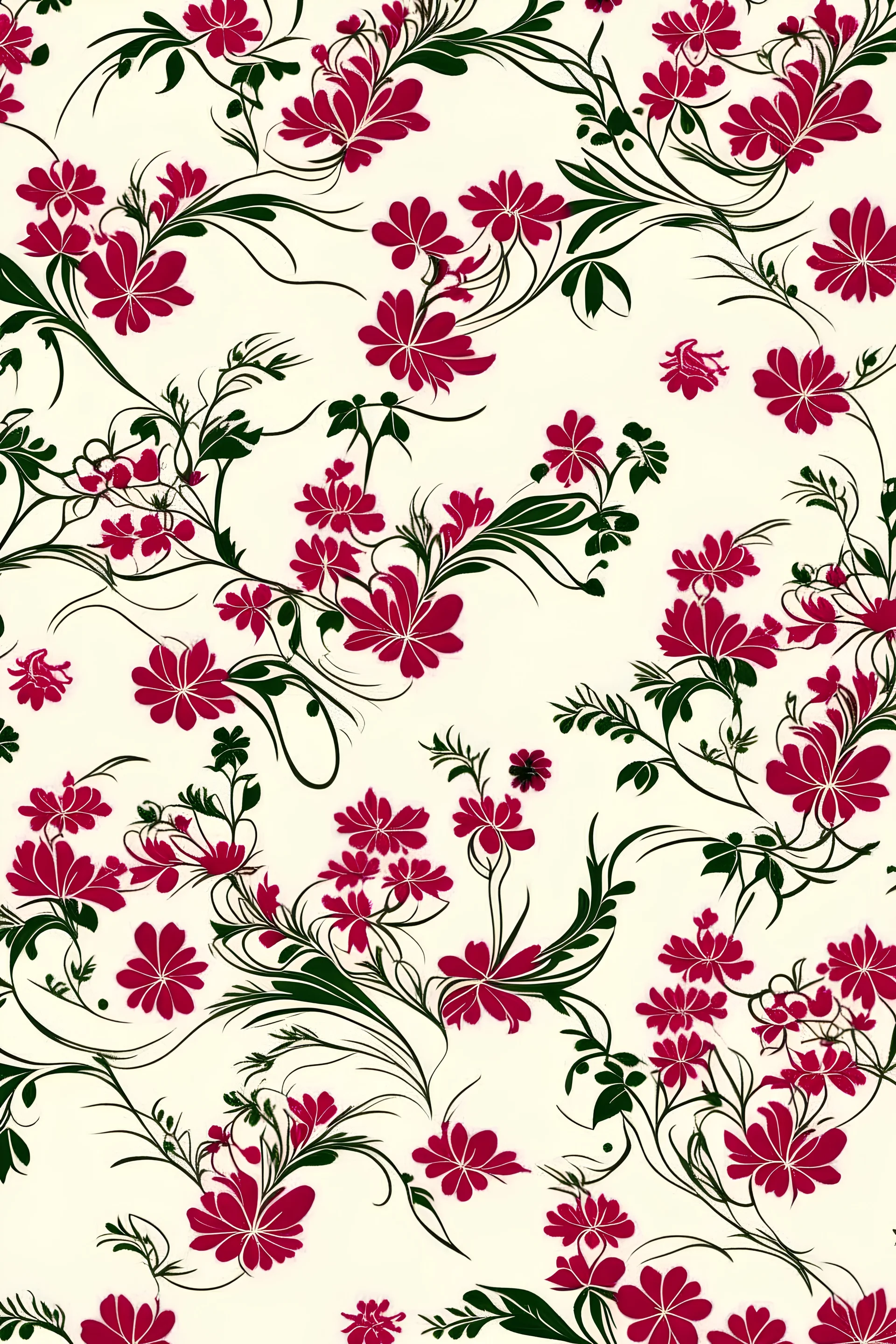 tilable cotton fabric pattern