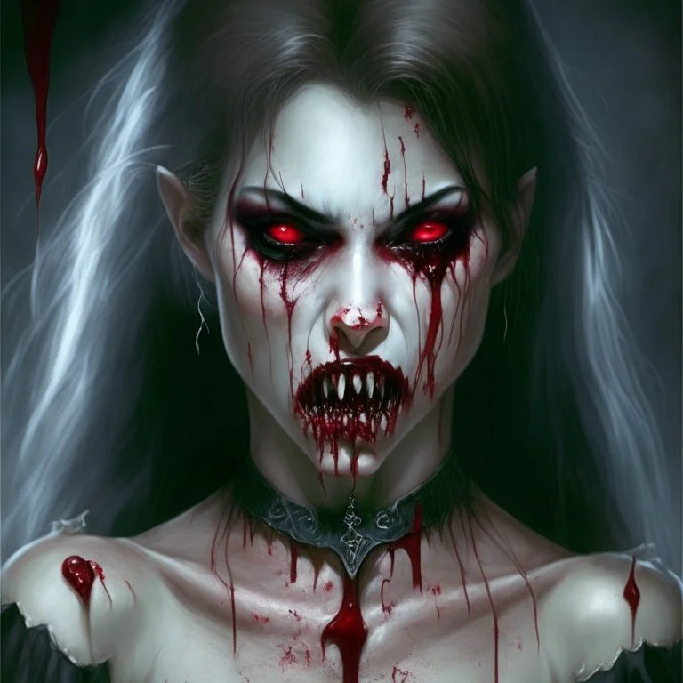 female vampire victim