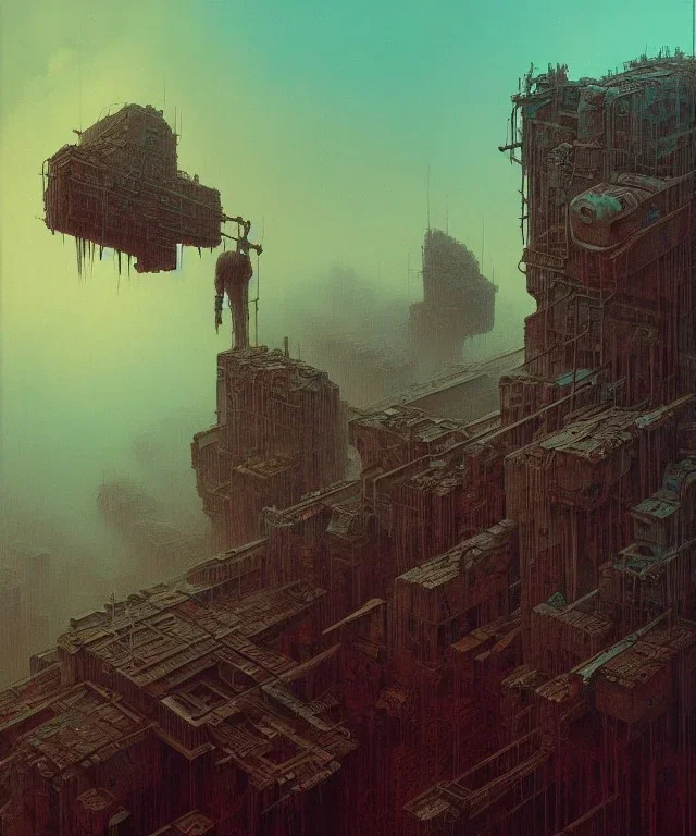 Camera., concept art, hyper detailed, beksinski, dan mumford, post-apocalyptic, oil on canvas