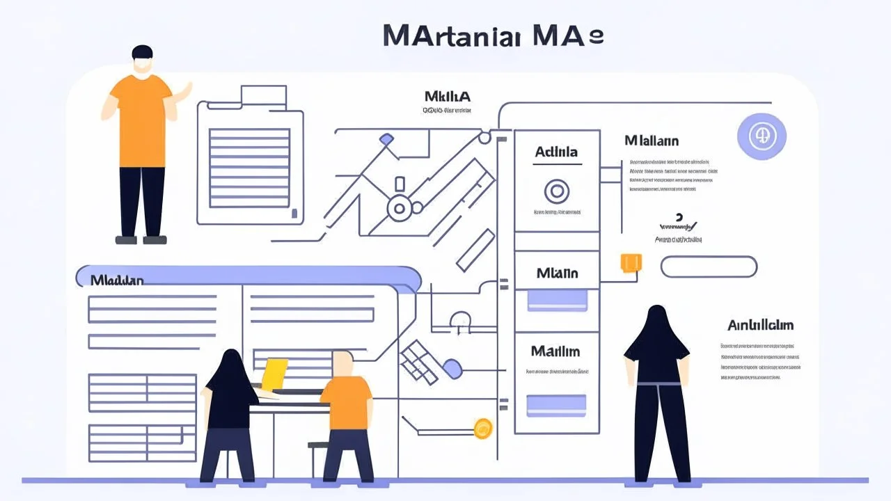 maintenance plan with whote background