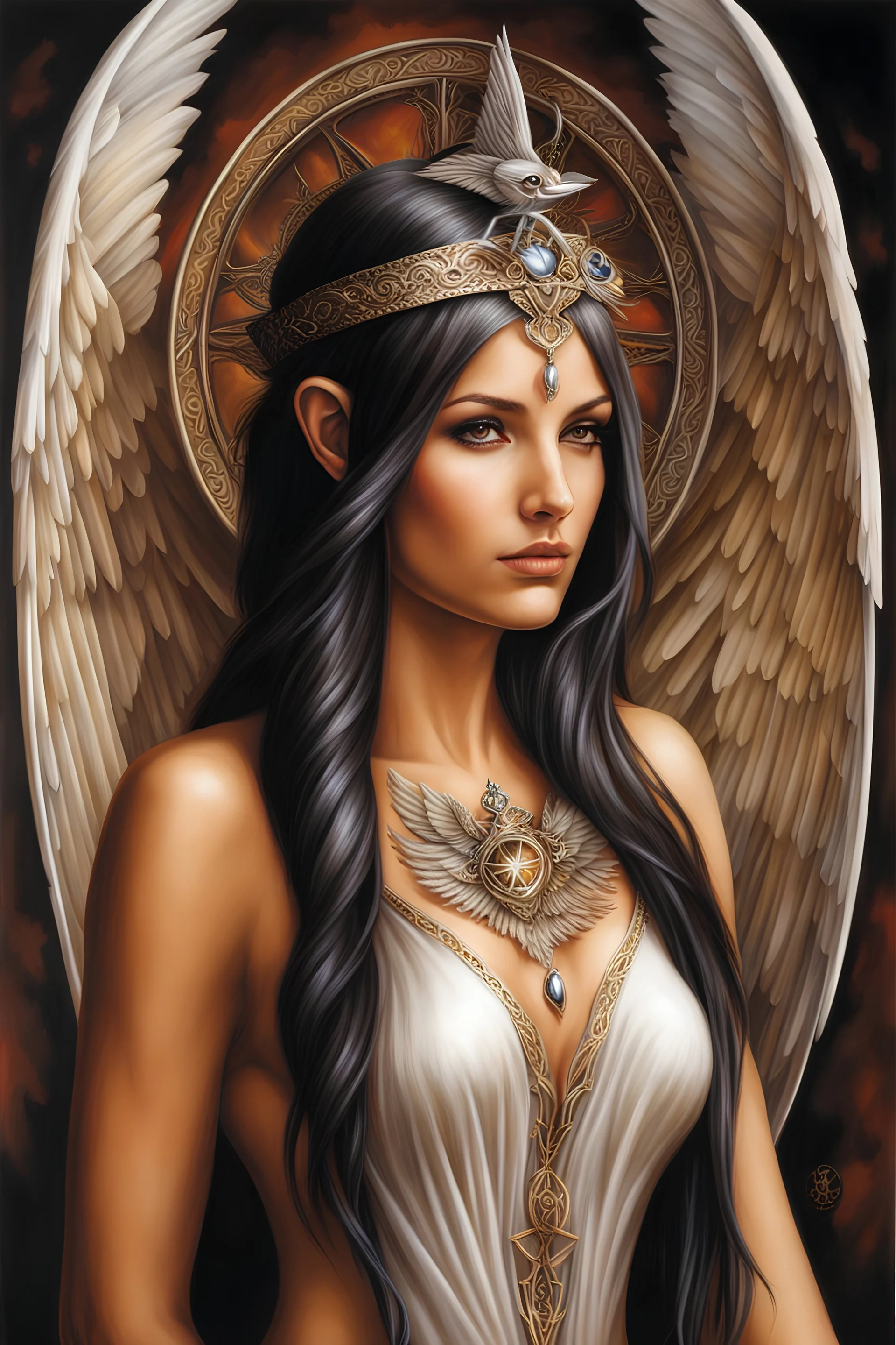 Back to Heaven. the very naked truth. painted by Anne Stokes, perfect