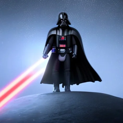 darth vader moon walk in the rain