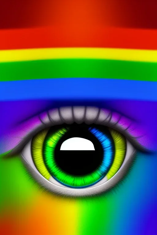 rainbow eyes