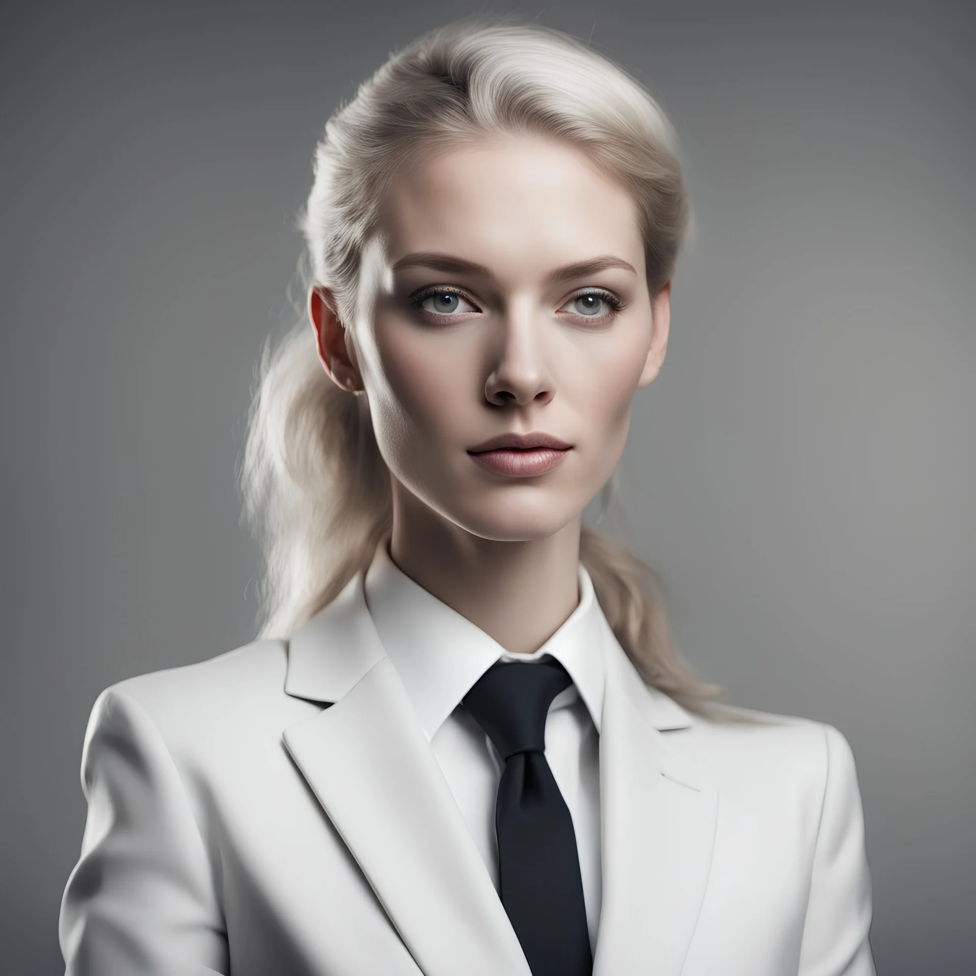 dnd, portrait of white skinned woman in business suit