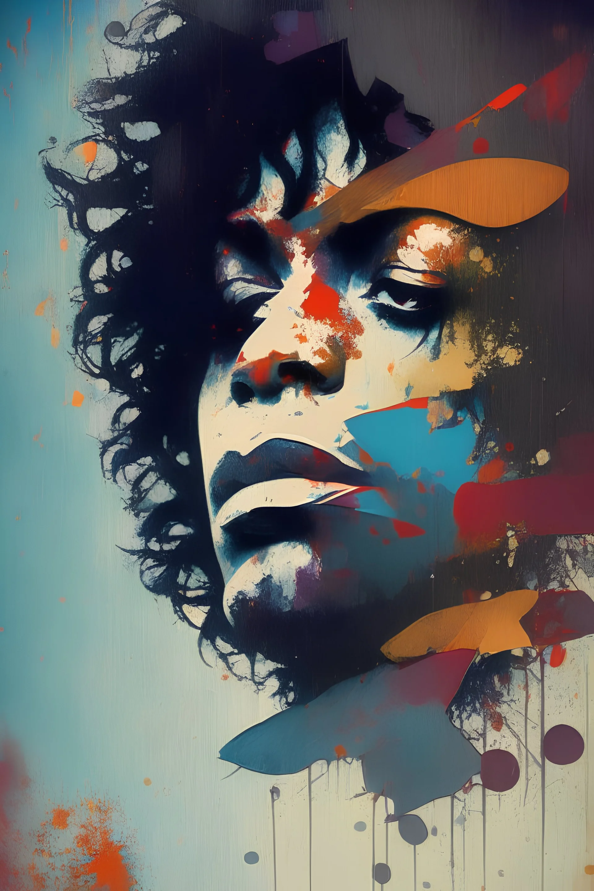 Michael Jackson , abstract style