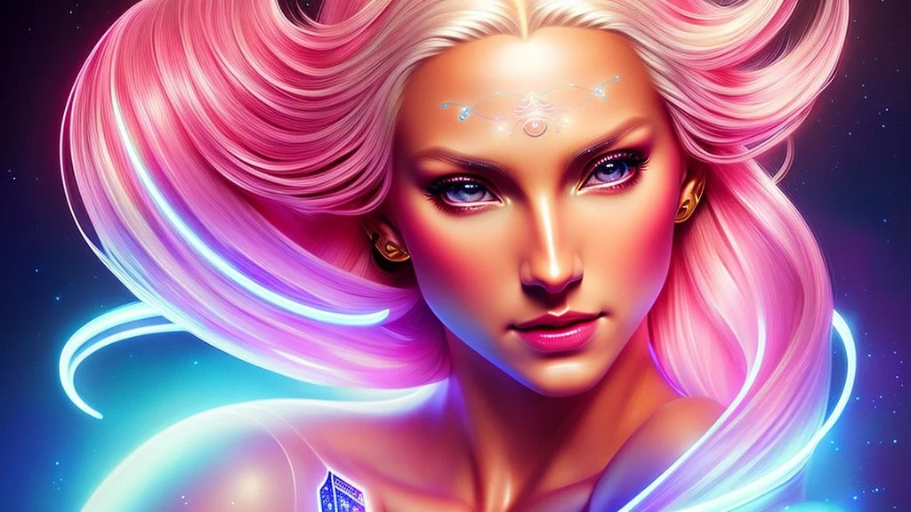 Lexica Aperture v2 Hyper detailed ultra sharp, trending on artstation, vibrant aesthetic, smiling blonde ethereal subtle (((smiling)))+++ luminous heavenly asian goddess, angel, extra-terestrial, colorful, psychedelic, ornate, intricate, digital painting, concept art, smooth, sharp focus, illustration, not human anthropomorphic alien cyborg, art by artgerm and greg rutkowski and h. r. giger, louis royo, salvador dali, 8 k, unreal engine 4