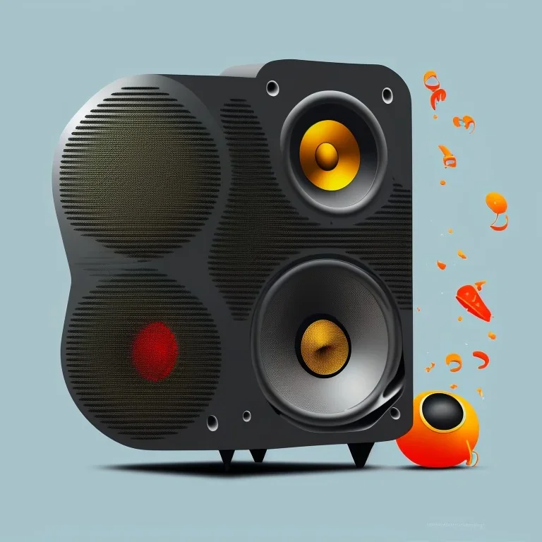 sound speaker Vector collage Vector Illustration Vector Vector Vector Vector Vector isolated Vector original vector