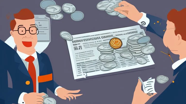 The image accompanying the article symbolically depicts the process of debt management and improving one's personal financial situation. The image portrays an ordinary individual holding the burden of debt and financial challenges in their hands. Meanwhile, another person, representing a financial consultant or advisor, is shown providing advice and guidance to the first person on how to effectively manage their debt and develop strategies to improve their financial situation. This image is ill