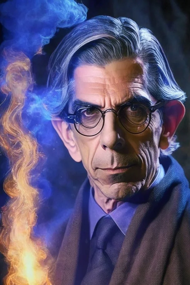 Detective John Munch as magic wizard like Gandalf