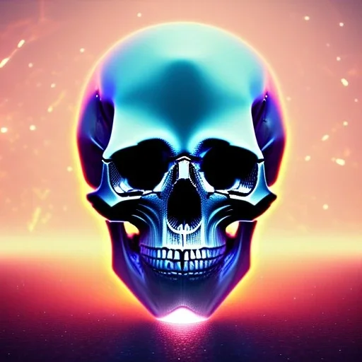 Mechanical skull, full body close up, soft light atmosphere, light effect，vaporwave colorful, concept art, smooth, extremely sharp detail, finely tuned detail, ultra high definition, 8 k, unreal engine 5, ultra sharp focus