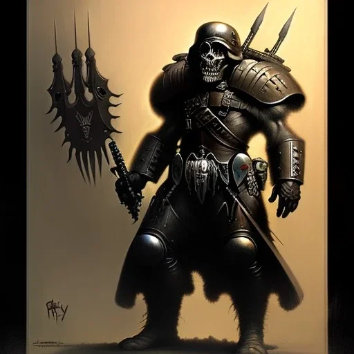 Death Dealer by Frank Frazetta style