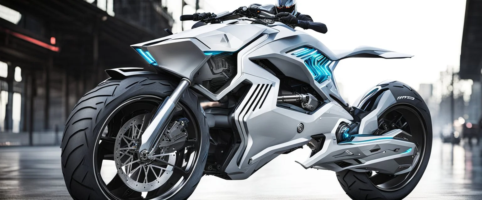 futuristic monster bike