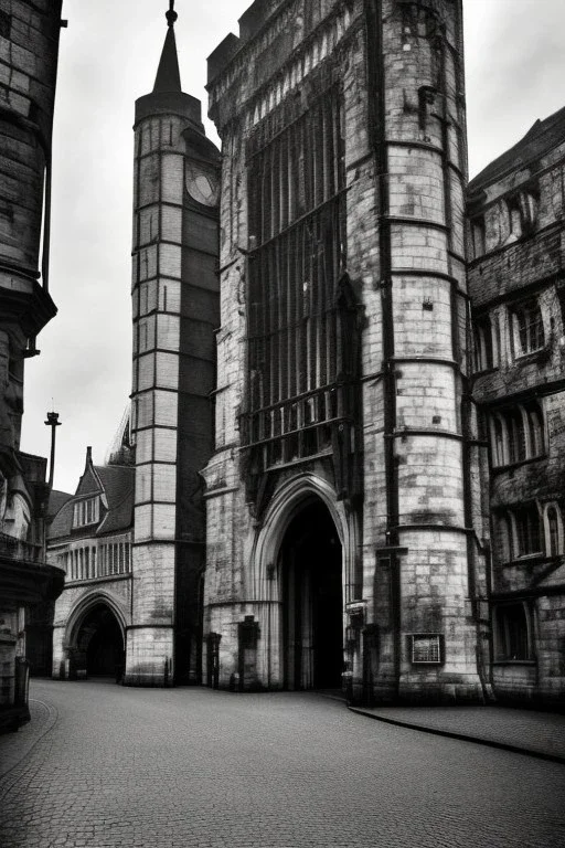 Creepy Old photo of Southampton bargate