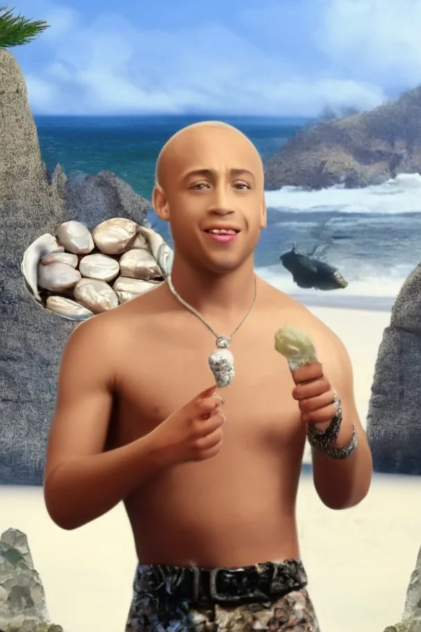 dwayne the rock johnson selling sea shells down by the sea shore