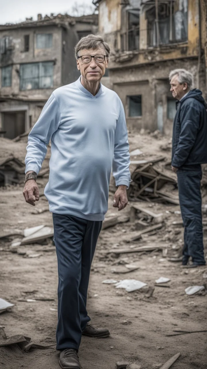 bill gates in ukraine ghost town