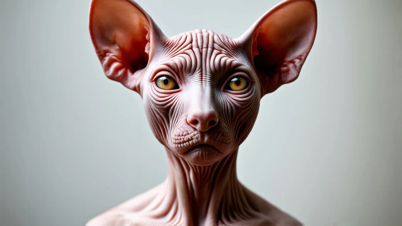 Moises , sin pelo con mirada vaga y color de piel blanca