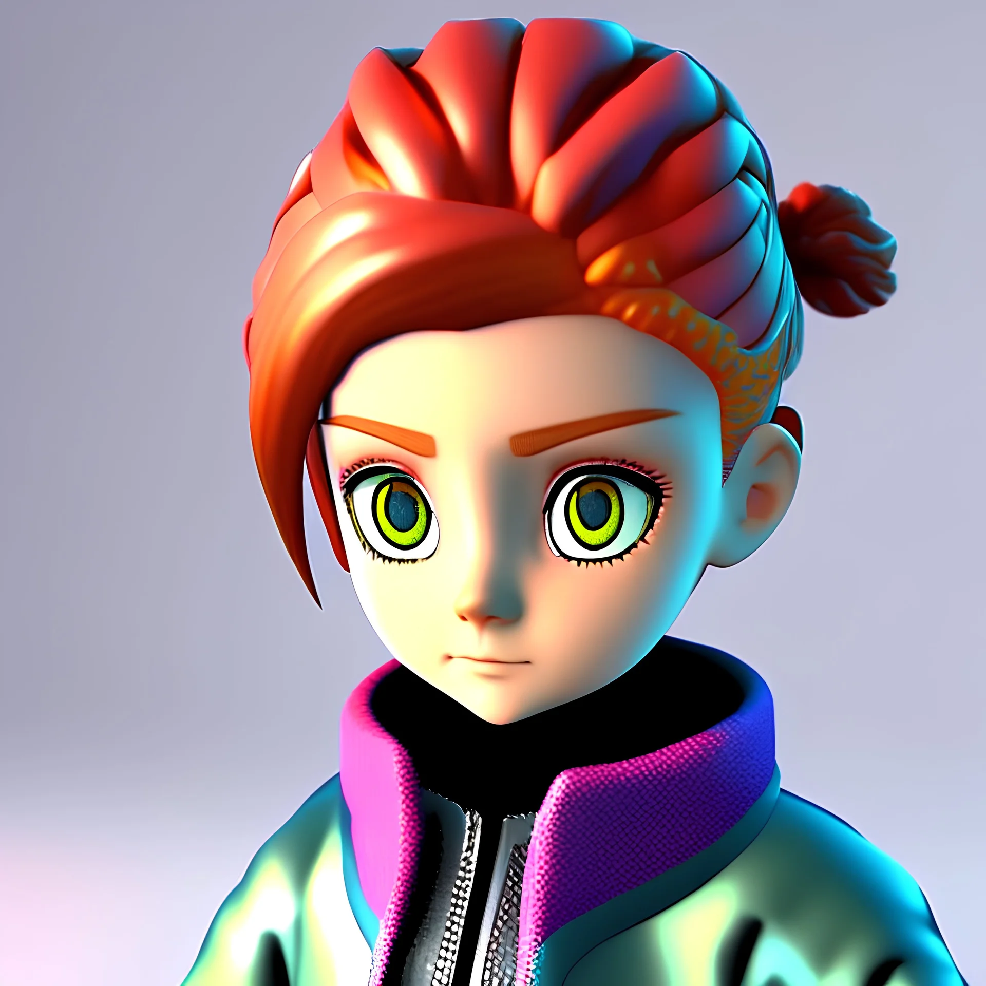 cute girl 3D
