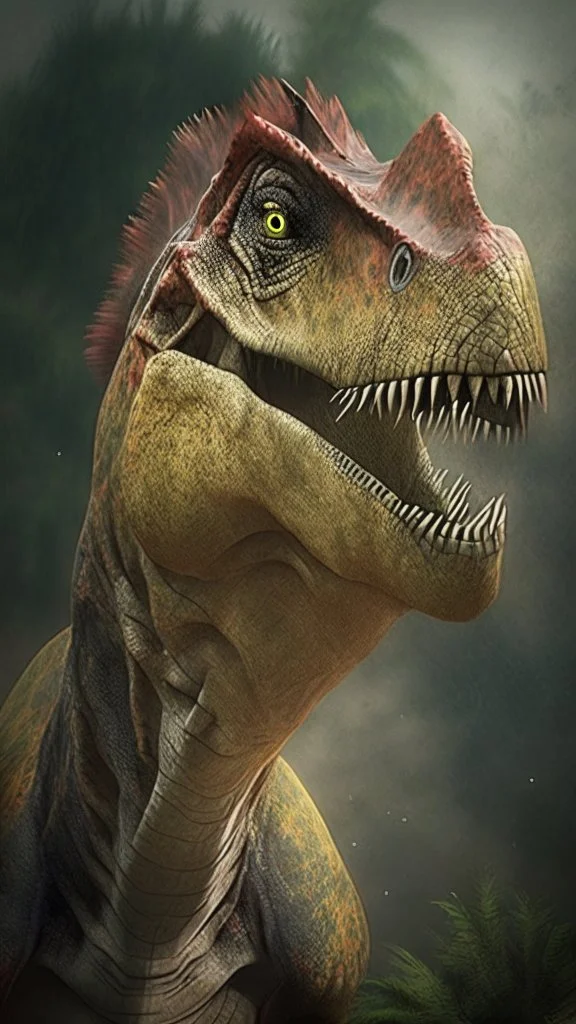 tyrex carlson as dinosaur