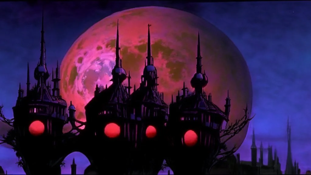 castle at night