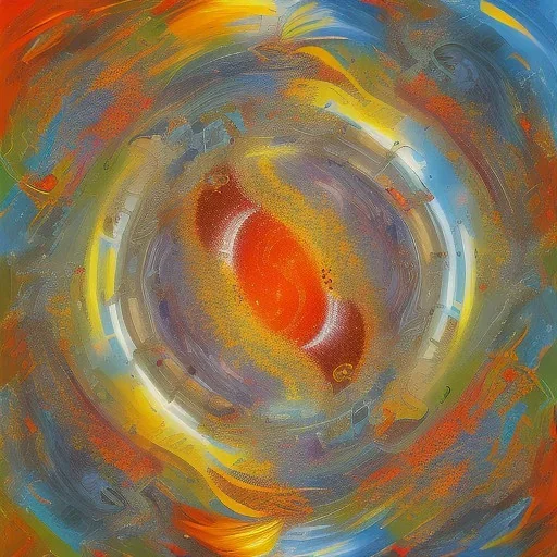 , monde, pastel colors, abstract art, garden, white, orange, red, yelow