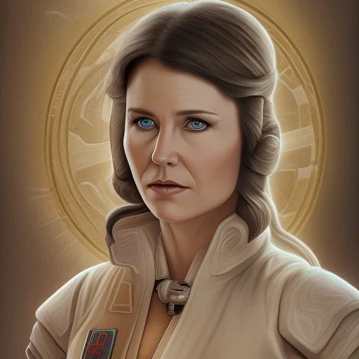 lucy lawless as leia organa