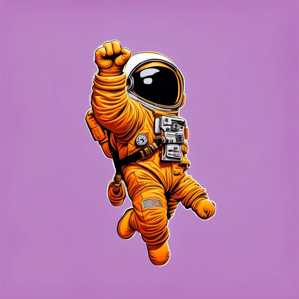 astrounaut fist up