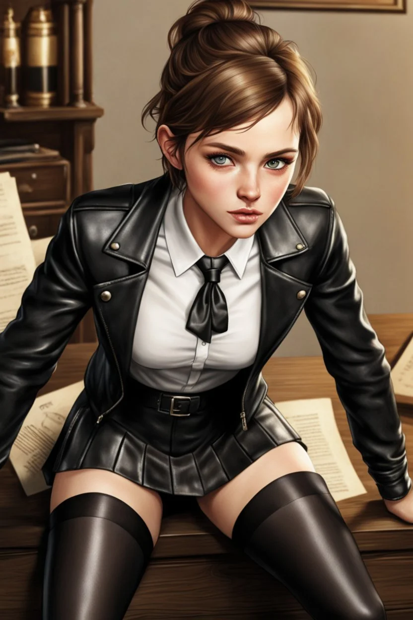 Realistic, naughty face