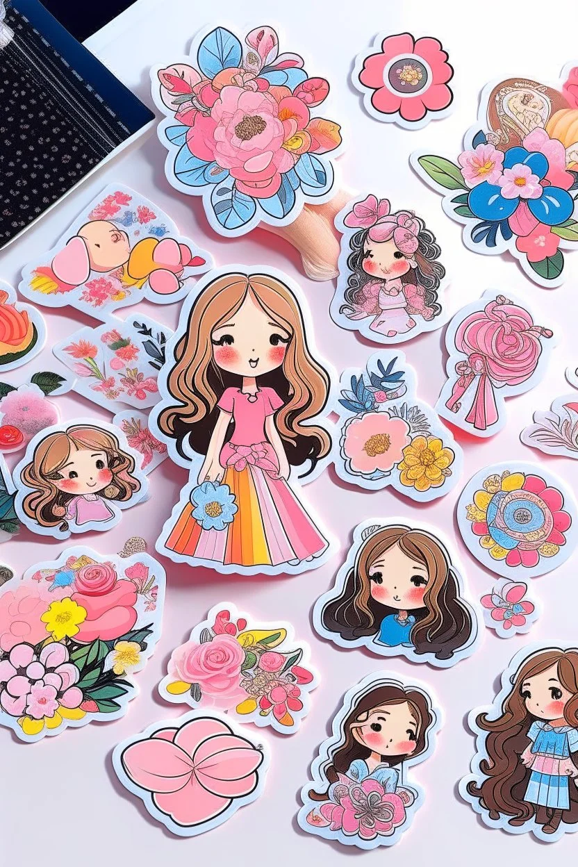 girly stickers