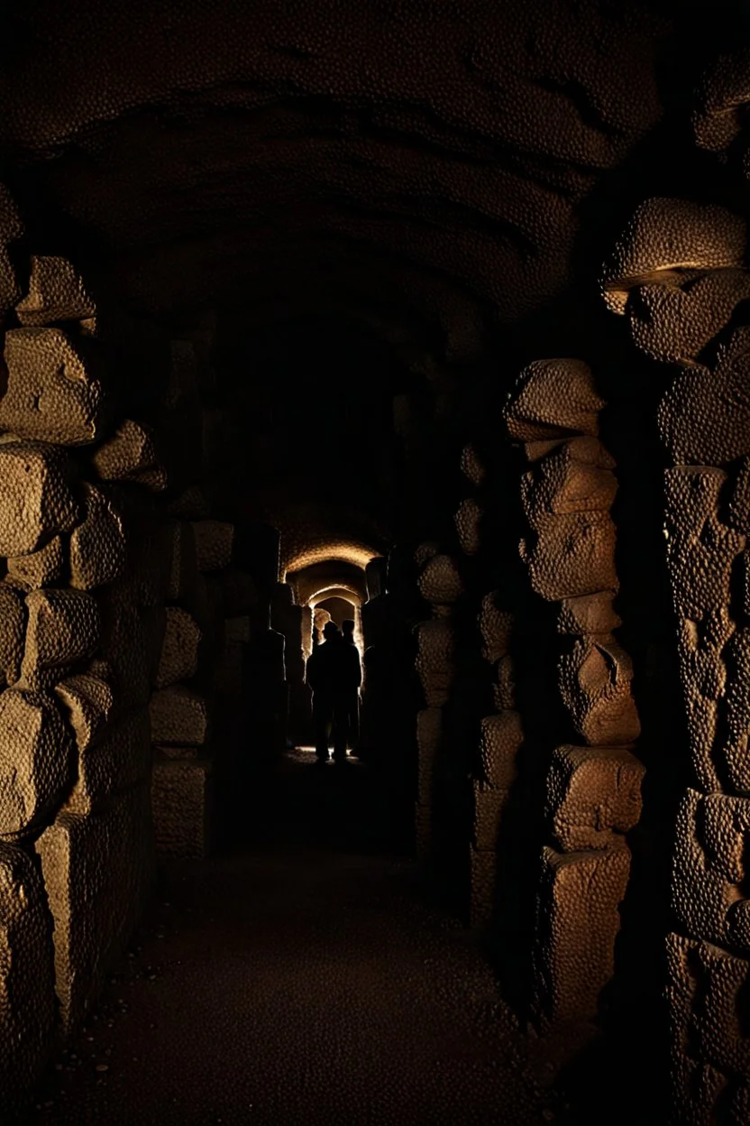 In the catacombs