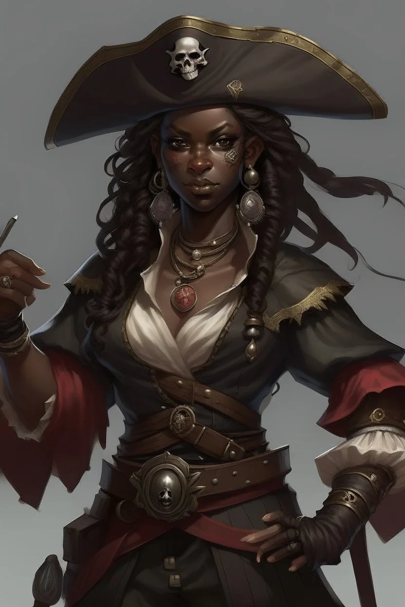 black female pirate sorcerer dnd