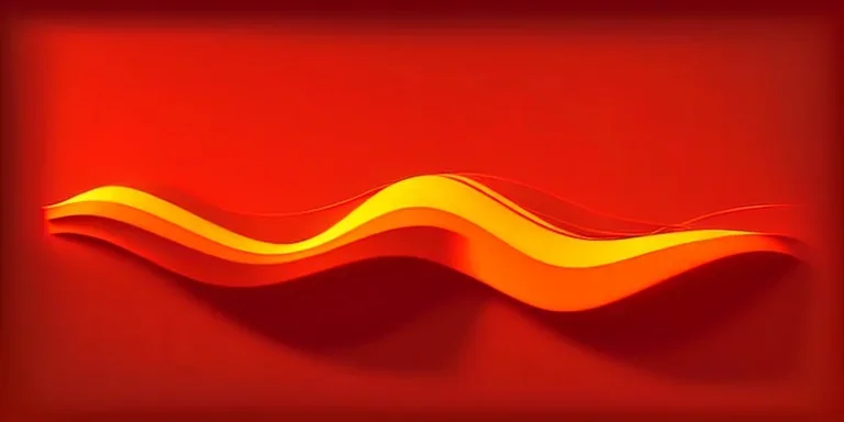 Vector technology abstract background with dynamic amorphous vector flowing gradient particle water curve waves and modern red, yellow, orange lines. Retro futurism geometric, cyberpunk.