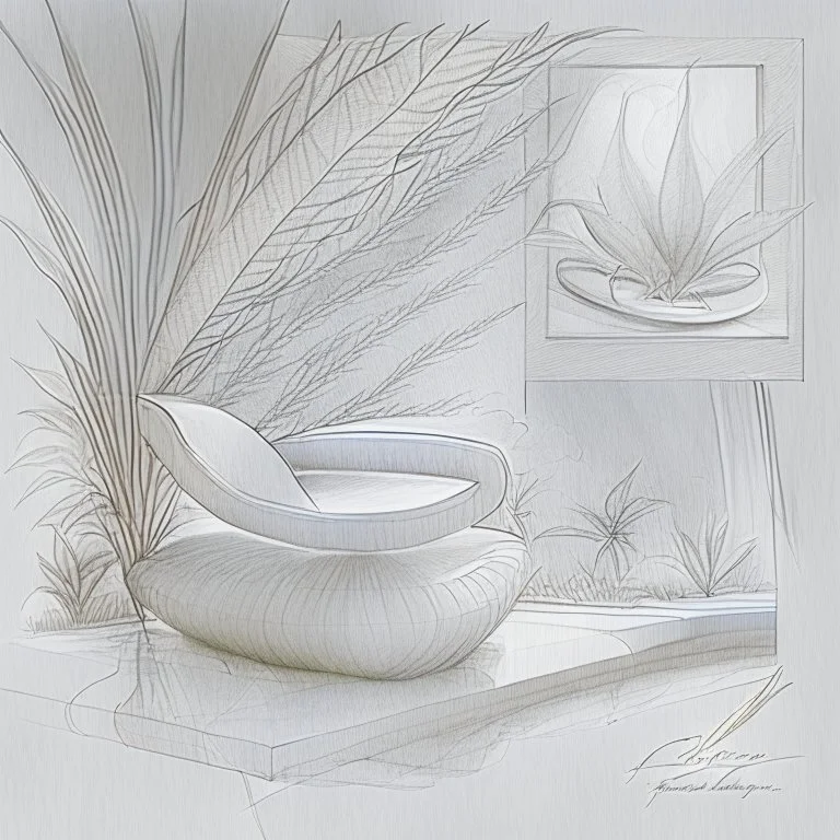 Design a design that portrays pleasure and relaxation derived from indulging in hash and weed, using elements like soft textures, hazy, and gentle curves to evoke a sense of tranquillity and bliss. pencil sketch