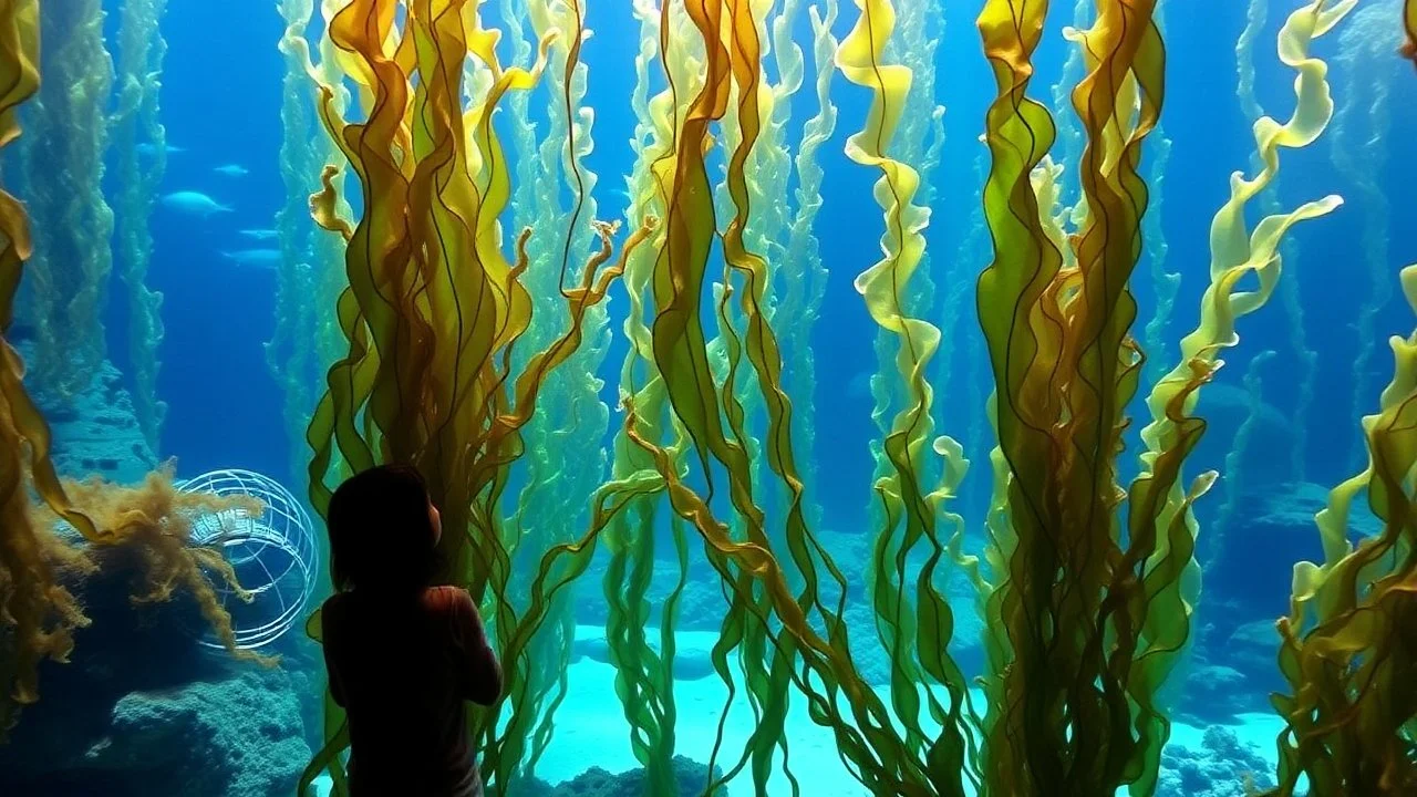 Kelp Forest at the Monterey Bay Aquarium,California