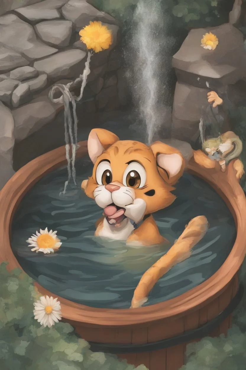 garfield brand hot tub, no background