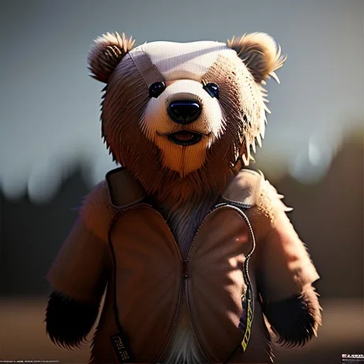 bear, ultra graphics,RTX, TXXA, SSAO, High quality,hyperrealistic, HDR,4k